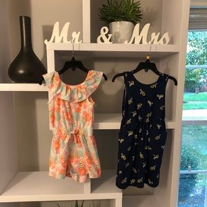 Girls dress size 3T And a romper size 3T